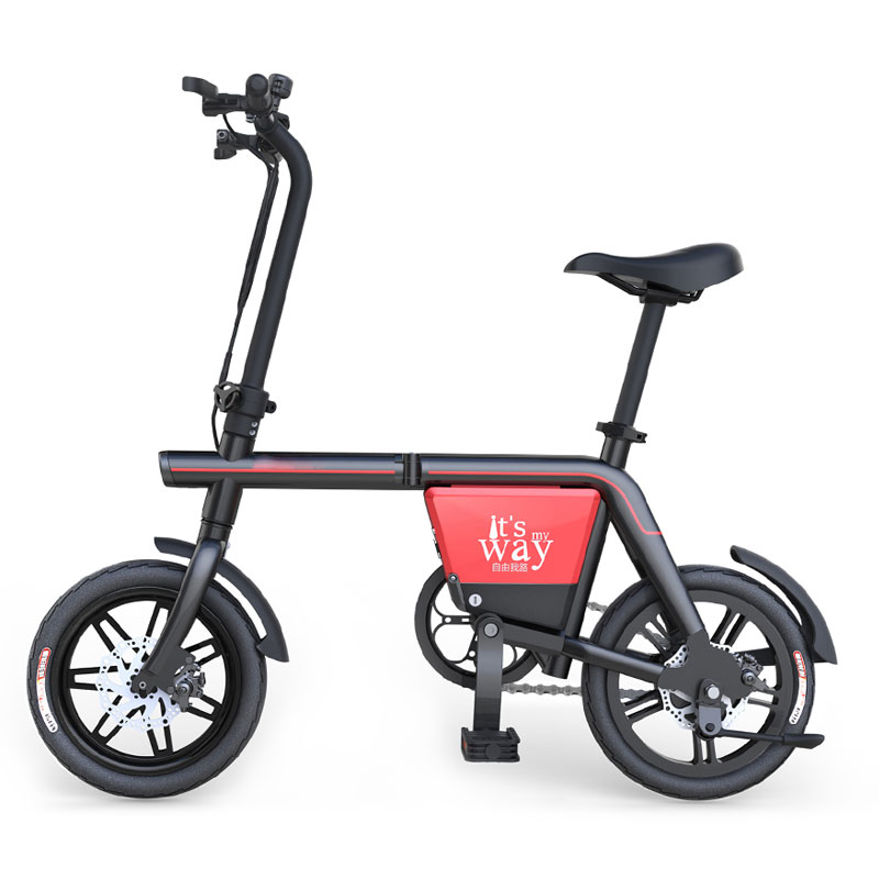14 inch Portable Bicycle with 250W Motor foldable e-bike