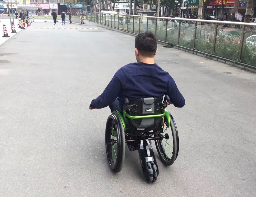 electric wheelchair attachment