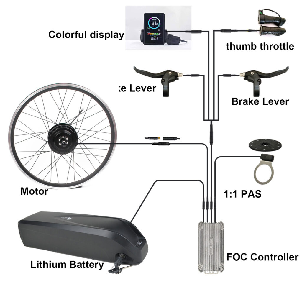 500W ebike conversion kit