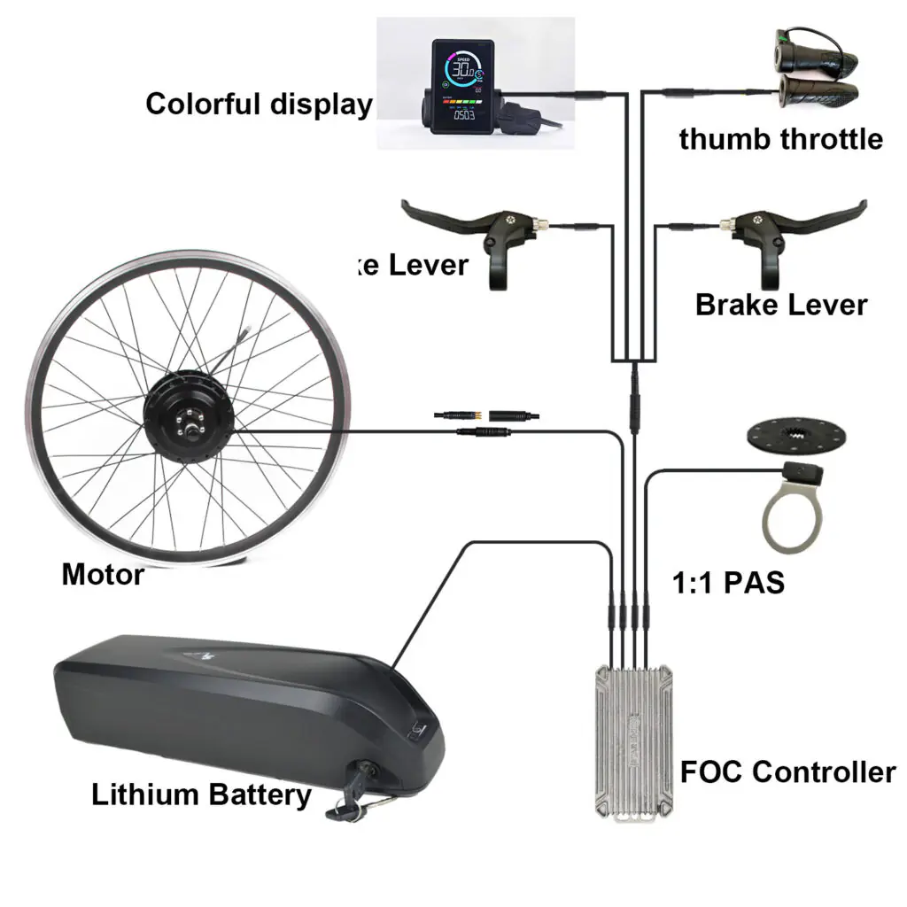 500W ebike conversion kit