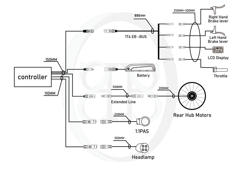 500W ebike conversion kit