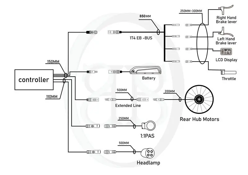500W ebike conversion kit