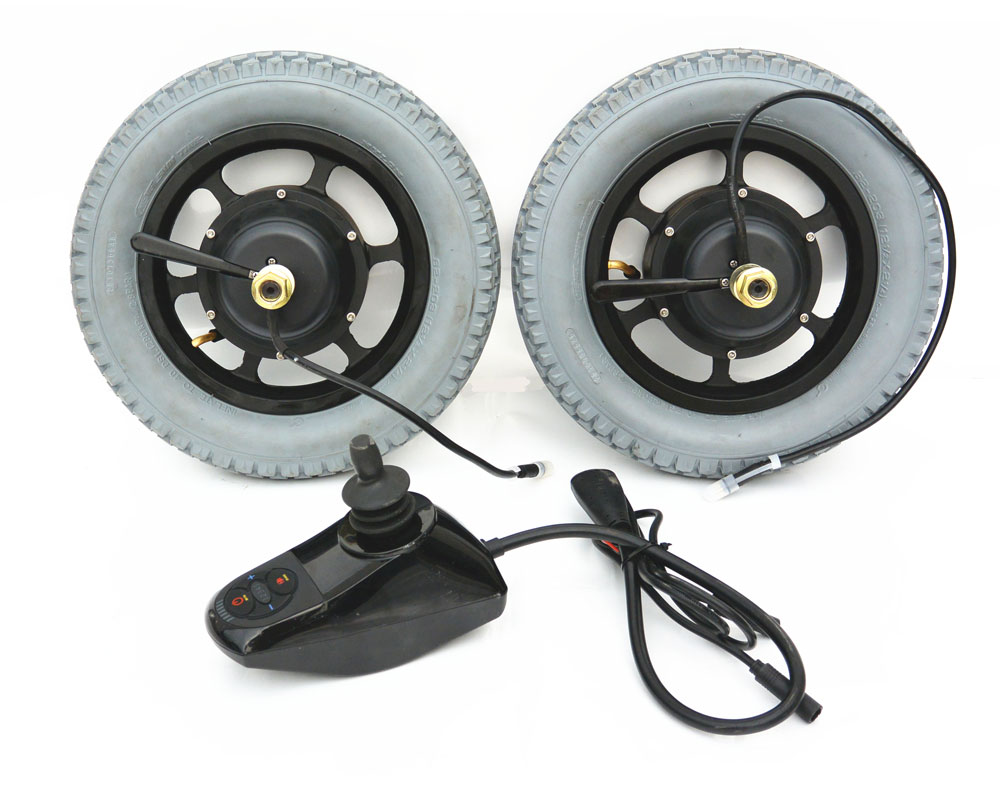 12 inch electric wheelchair motor with lithium battery - Image 5