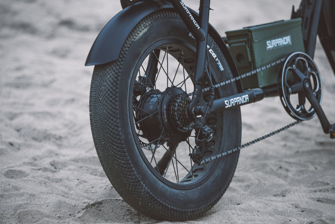 Back of Electric Bike