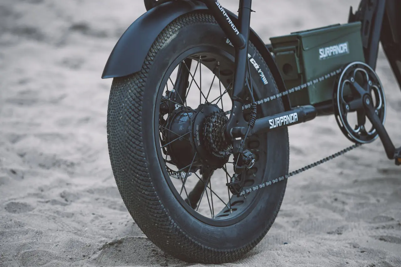 Back of Electric Bike