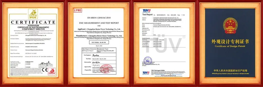 Certificates