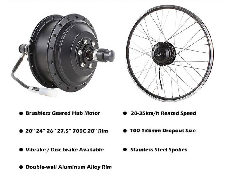 front wheel ebike conversion kit